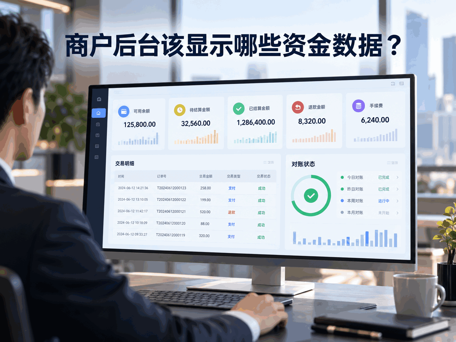 商户资金后台怎么设计？余额、结算、退款和账单应该看什么