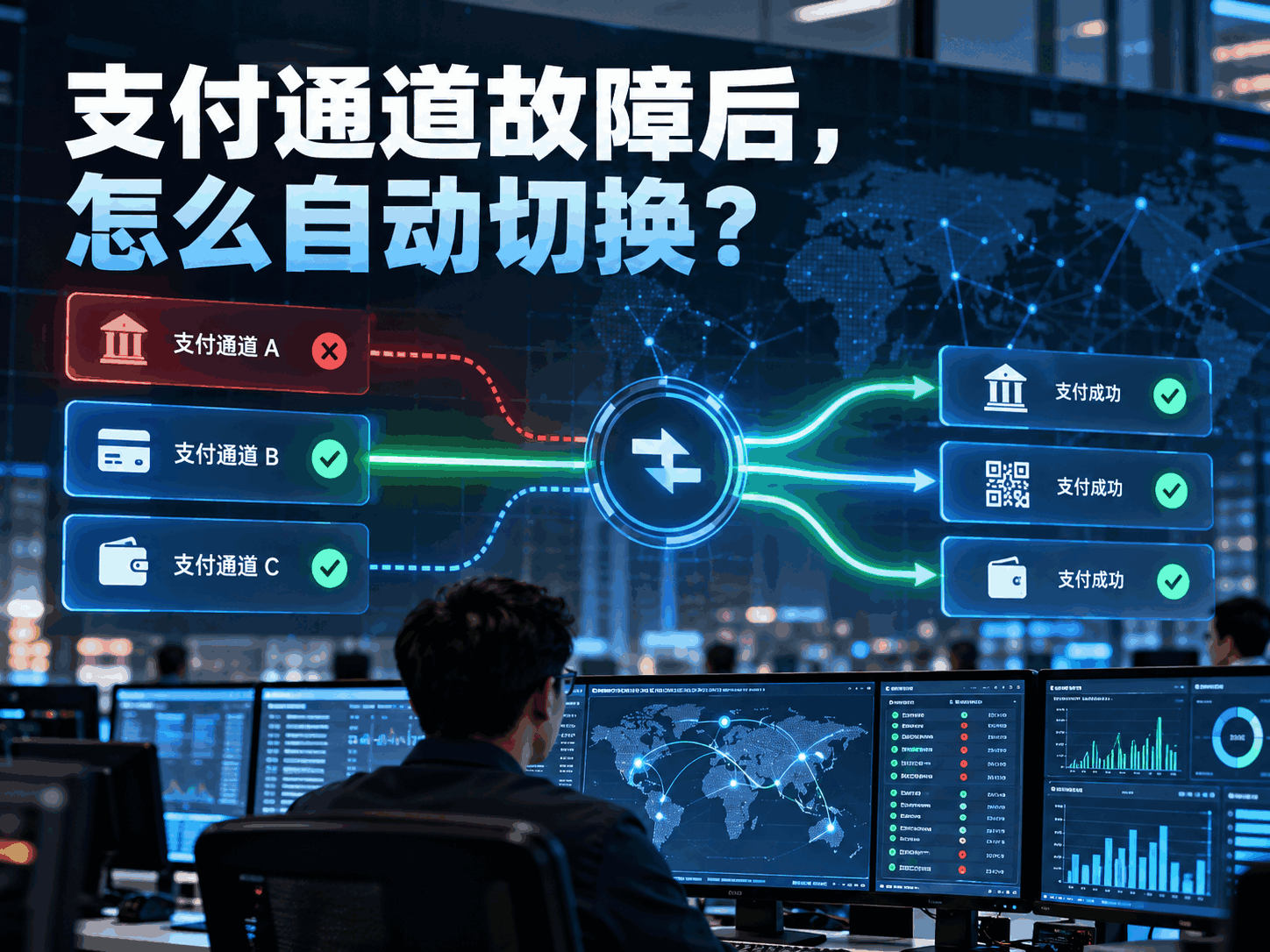 支付通道故障怎么自动切换？企业支付容灾机制解析